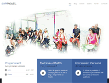 Tablet Screenshot of gymmiquel.com